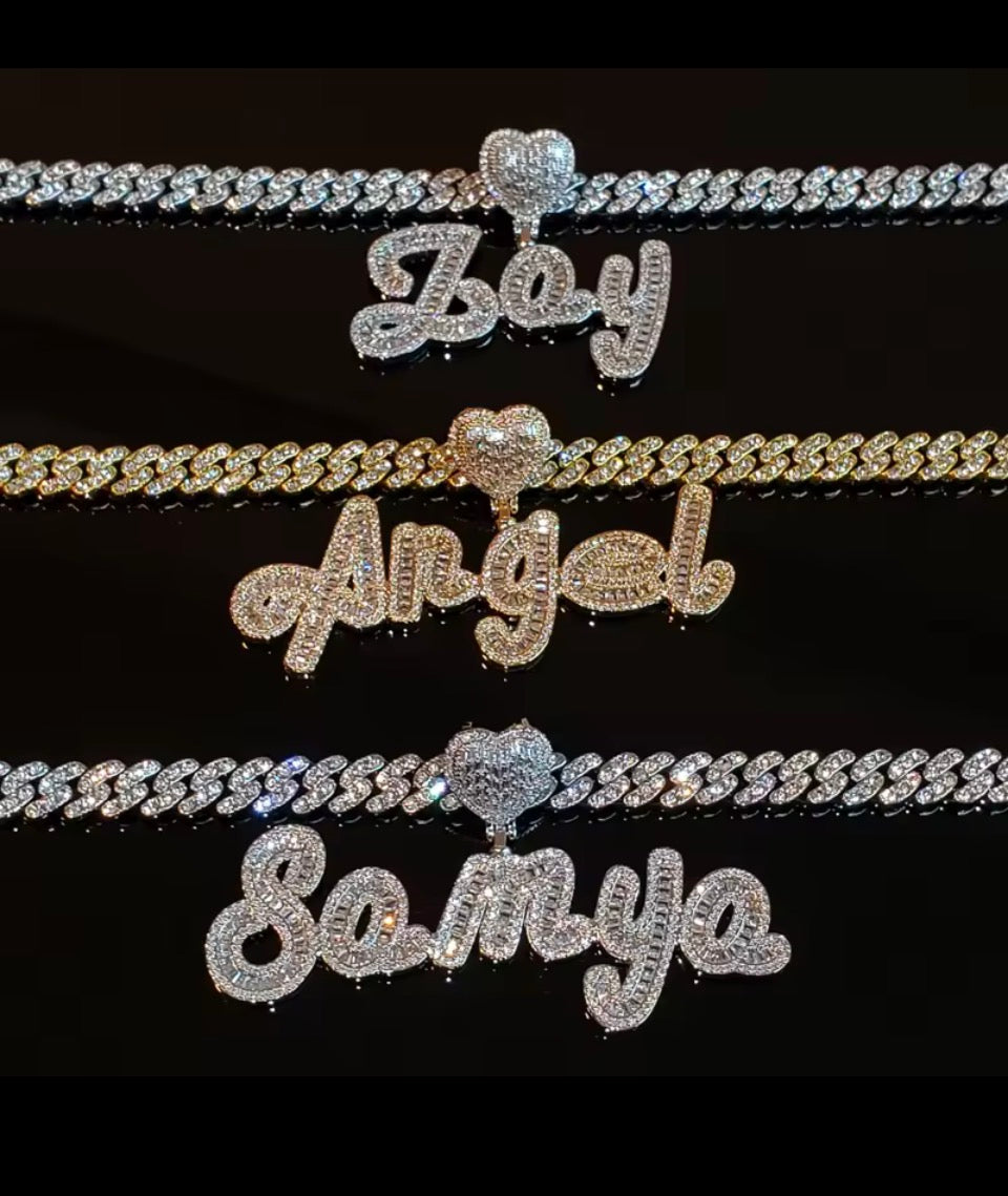 Cadenas con nombres personalizados 5 letra max