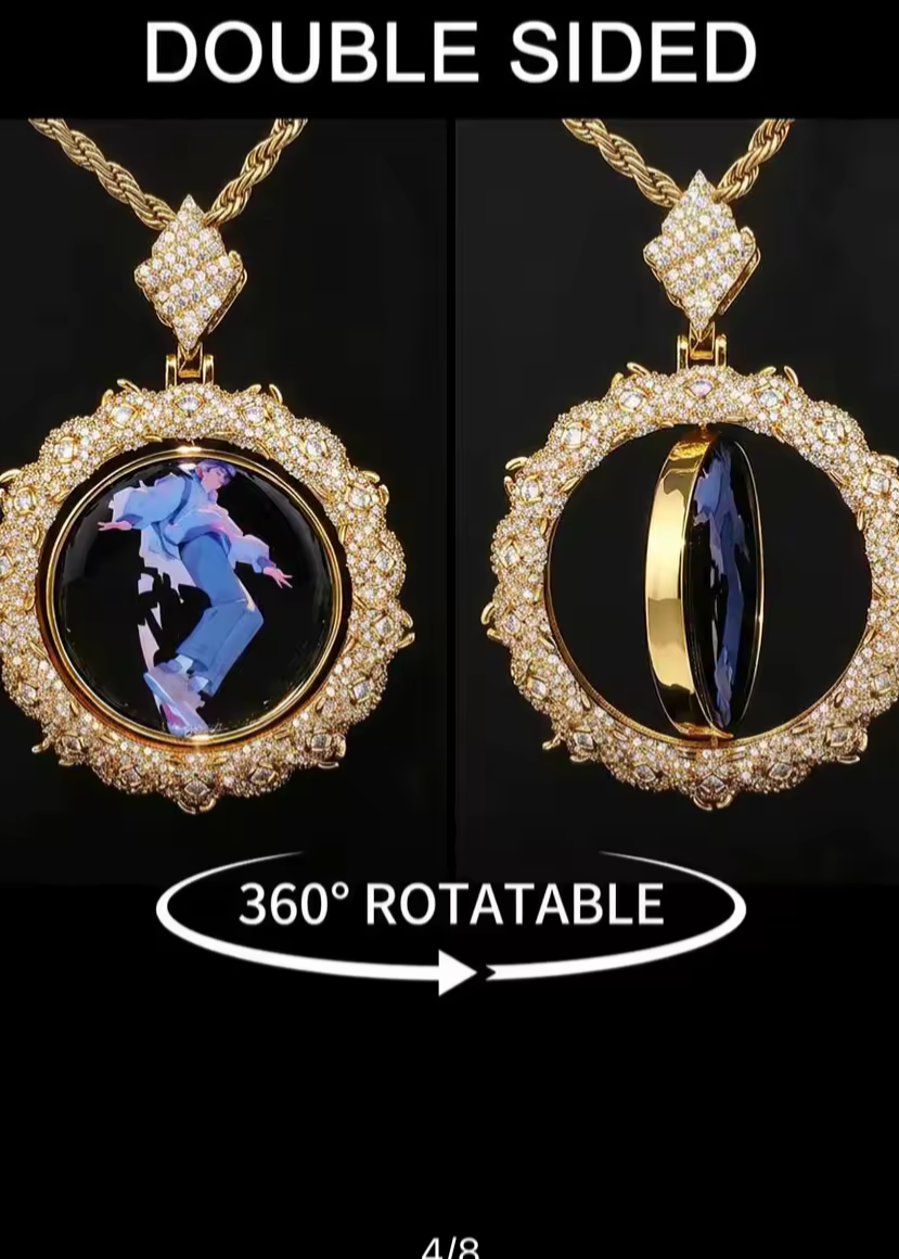 Colgante Dorado Golden Eclipse